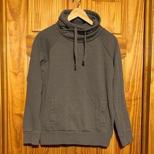 Prana Heather Gray Cowl Neck Top